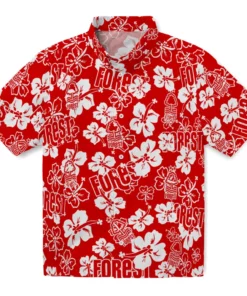 Nottingham Forest Hibiscus Bloom Hawaiian Shirt