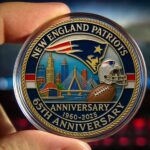New England Patriots 65Th Anniversary Commemorative Coin
