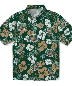 Ohio Bobcats Hibiscus Bloom Hawaiian Shirt