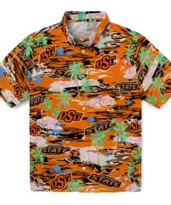Oklahoma State Cowboys Flamingo Retreat 2026 Hawaiian Shirt