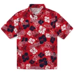 Ole Miss Rebels Hibiscus Bloom Hawaiian Shirt