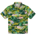 oregon-ducks-hawaiian-shirt-flamingo-retreat-green-best-selling.webp