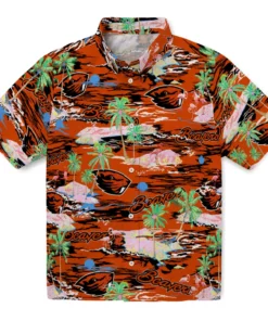 Oregon State Beavers Flamingo Retreat 2026 Hawaiian Shirt