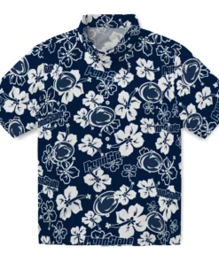 Penn State Nittany Lions Hibiscus Bloom Hawaiian Shirt