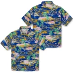 pittsburgh-panthers-hawaiian-shirt-flamingo-retreat-royal-blue-best-selling.webp