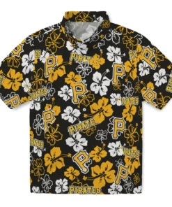 Pittsburgh Pirates Hibiscus Bloom Hawaiian Shirt