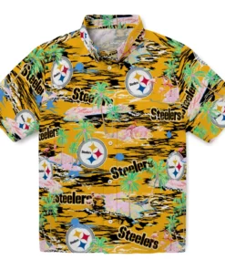 Pittsburgh Steelers Flamingo Retreat 2026 Hawaiian Shirt