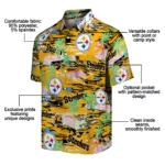 pittsburgh-steelers-hawaiian-shirt-flamingo-retreat-gold-best-selling.webp