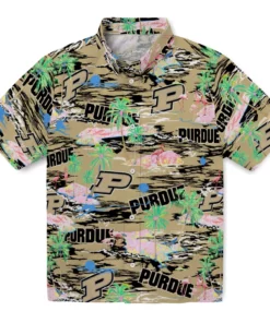 Purdue Boilermakers Flamingo Retreat 2026 Hawaiian Shirt
