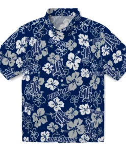 Rice Owls Hibiscus Bloom Hawaiian Shirt