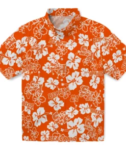 Sam Houston Bearkats Hibiscus Bloom Hawaiian Shirt