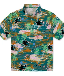 San Jose Sharks Flamingo Retreat 2026 Hawaiian Shirt