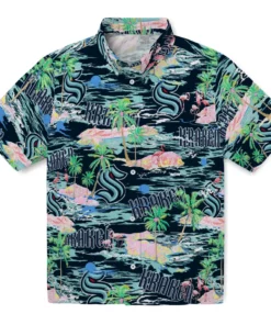 Seattle Kraken Flamingo Retreat 2026 Hawaiian Shirt