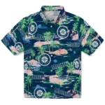 seattle-mariners-hawaiian-shirt-flamingo-retreat-navy-blue-best-selling.webp