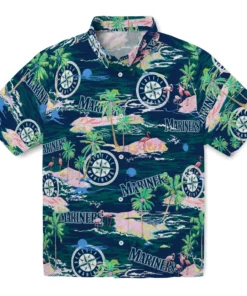 Seattle Mariners Flamingo Retreat 2026 Hawaiian Shirt