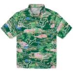south-florida-bulls-hawaiian-shirt-flamingo-retreat-green-best-selling.webp