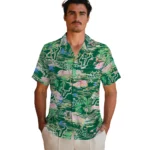 south-florida-bulls-hawaiian-shirt-flamingo-retreat-green-best-selling.webp