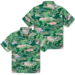 south-florida-bulls-hawaiian-shirt-flamingo-retreat-green-best-selling.webp