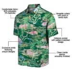 south-florida-bulls-hawaiian-shirt-flamingo-retreat-green-best-selling.webp
