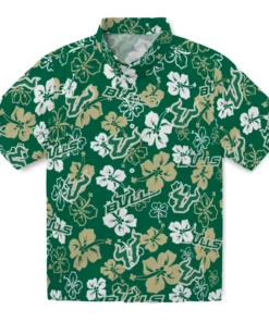 South Florida Bulls Hibiscus Bloom Hawaiian Shirt