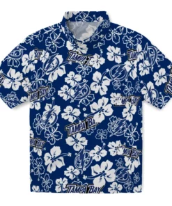 Tampa Bay Lightning Hibiscus Bloom Hawaiian Shirt