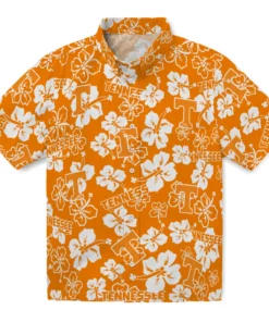 Tennessee Volunteers Hibiscus Bloom Hawaiian Shirt