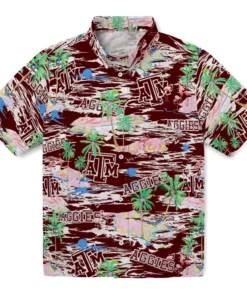Texas A&M Aggies Flamingo Retreat 2026 Hawaiian Shirt
