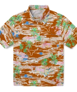 Texas Longhorns Flamingo Retreat 2026 Hawaiian Shirt