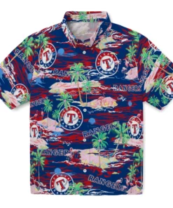 Texas Rangers Flamingo Retreat 2026 Hawaiian Shirt