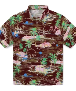 Texas State Bobcats Flamingo Retreat 2026 Hawaiian Shirt