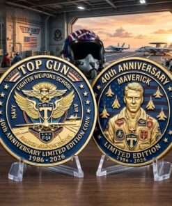 Top Gun Maverick And F 14 Tomcat 40Th Anniversary Challenge Coin 2026