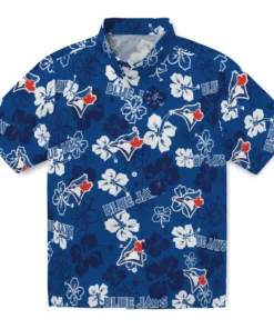 Toronto Jays Hibiscus Bloom Hawaiian Shirt