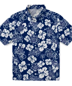 Toronto Maple Leafs Hibiscus Bloom Hawaiian Shirt