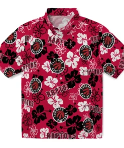 Toronto Raptors Hibiscus Bloom Hawaiian Shirt