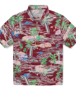 Troy Trojans Flamingo Retreat 2026 Hawaiian Shirt