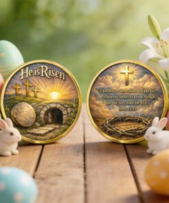 Resurrection Of Christ He Is Risen Commemorative Coin