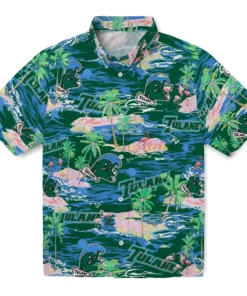 Tulane Wave Flamingo Retreat 2026 Hawaiian Shirt