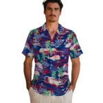tulsa-golden-hurricane-hawaiian-shirt-flamingo-retreat-blue-best-selling.webp