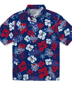 Tulsa Golden Hurricane Hibiscus Bloom Hawaiian Shirt