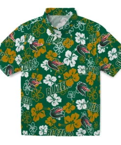 UAB Blazers Hibiscus Bloom Hawaiian Shirt