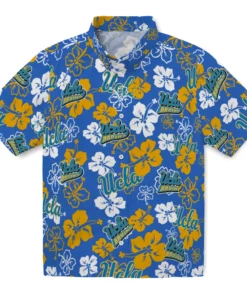 UCLA Bruins Hibiscus Bloom Hawaiian Shirt