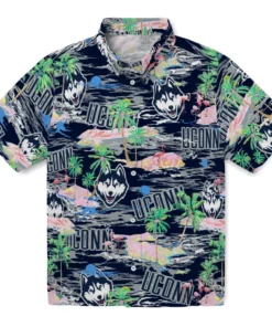 UConn Huskies Flamingo Retreat 2026 Hawaiian Shirt