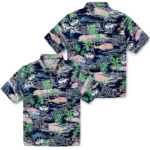 uconn-huskies-hawaiian-shirt-flamingo-retreat-blue-best-selling.webp