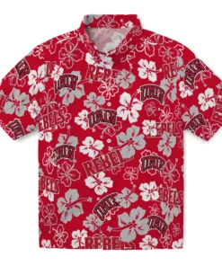 UNLV Rebels Hibiscus Bloom Hawaiian Shirt