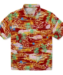 USC Trojans Flamingo Retreat 2026 Hawaiian Shirt