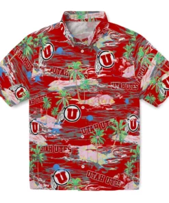 Utah Utes Flamingo Retreat 2026 Hawaiian Shirt
