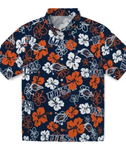 UTSA Roadrunners Hibiscus Bloom Hawaiian Shirt