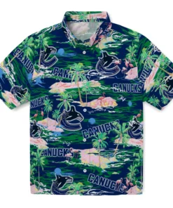 Vancouver Canucks Flamingo Retreat 2026 Hawaiian Shirt