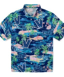 Villanova Wildcats Flamingo Retreat 2026 Hawaiian Shirt