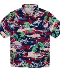 Washington Capitals Flamingo Retreat 2026 Hawaiian Shirt
